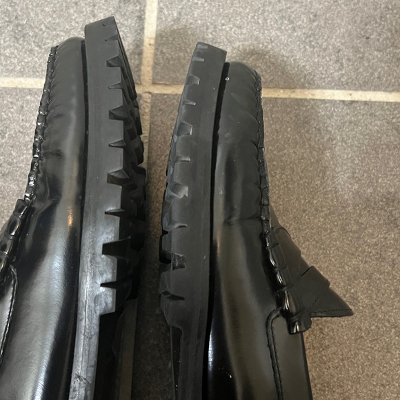 J crew Winona lug-sole penny loafers in spazzolato leather women’s Sz 8.5 - Picture 9 of 11